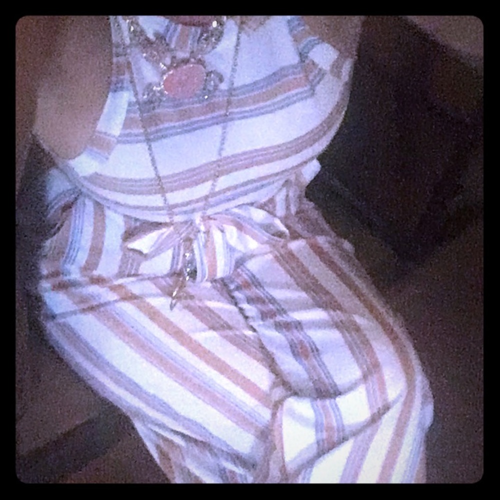 Super cute belted romper xl sz 2/4